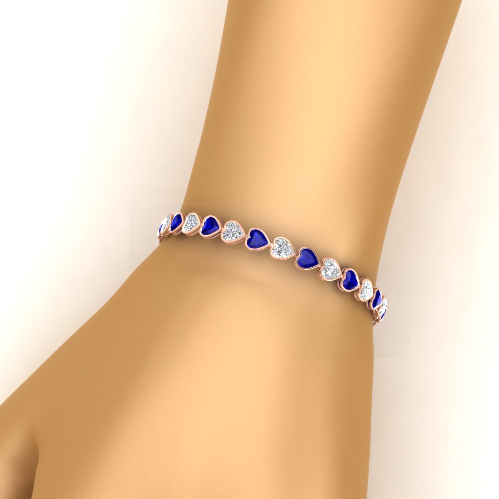 heart-shaped-diamond-bezel-tennis-bracelet-10-40-carat-with-sapphire-in-rose-gold-fdbrc10581htgsablangle2-10-40-ct-nl-rg
