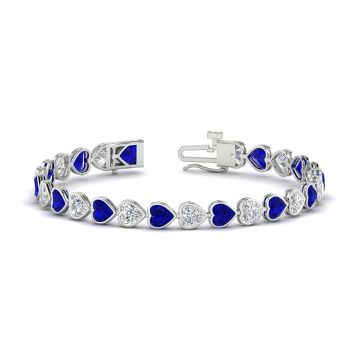 heart-shaped-diamond-bezel-tennis-bracelet-10-40-carat-with-sapphire-in-white-gold-fdbrc10581htgsablangle2-10-40-ct-nl-wg