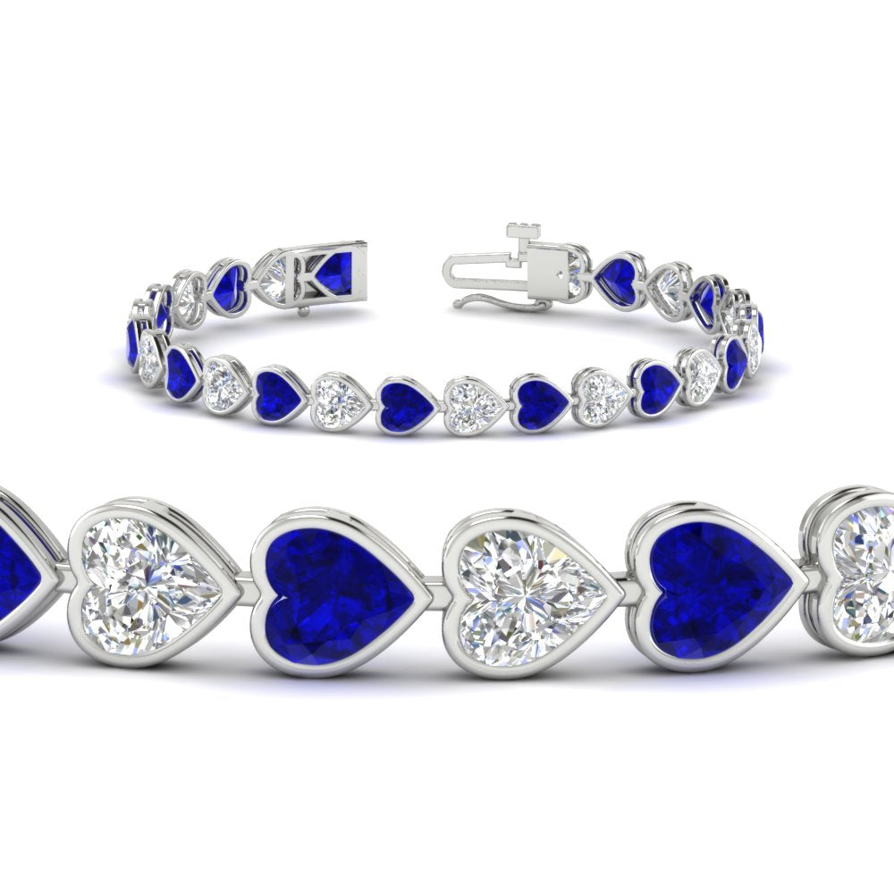 heart-shaped-diamond-bezel-tennis-bracelet-10-40-carat-with-sapphire-in-white-gold-fdbrc10581htgsablangle2-10-40-ct-nl-wg