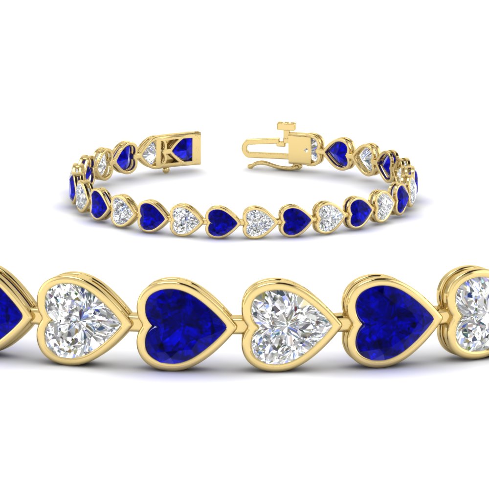 heart-shaped-diamond-bezel-tennis-bracelet-10-40-carat-with-sapphire-in-yellow-gold-fdbrc10581htgsablangle2-10-40-ct-nl-yg