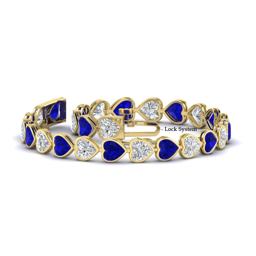 heart-shaped-diamond-bezel-tennis-bracelet-10-40-carat-with-sapphire-in-yellow-gold-fdbrc10581htgsablangle2-10-40-ct-nl-yg