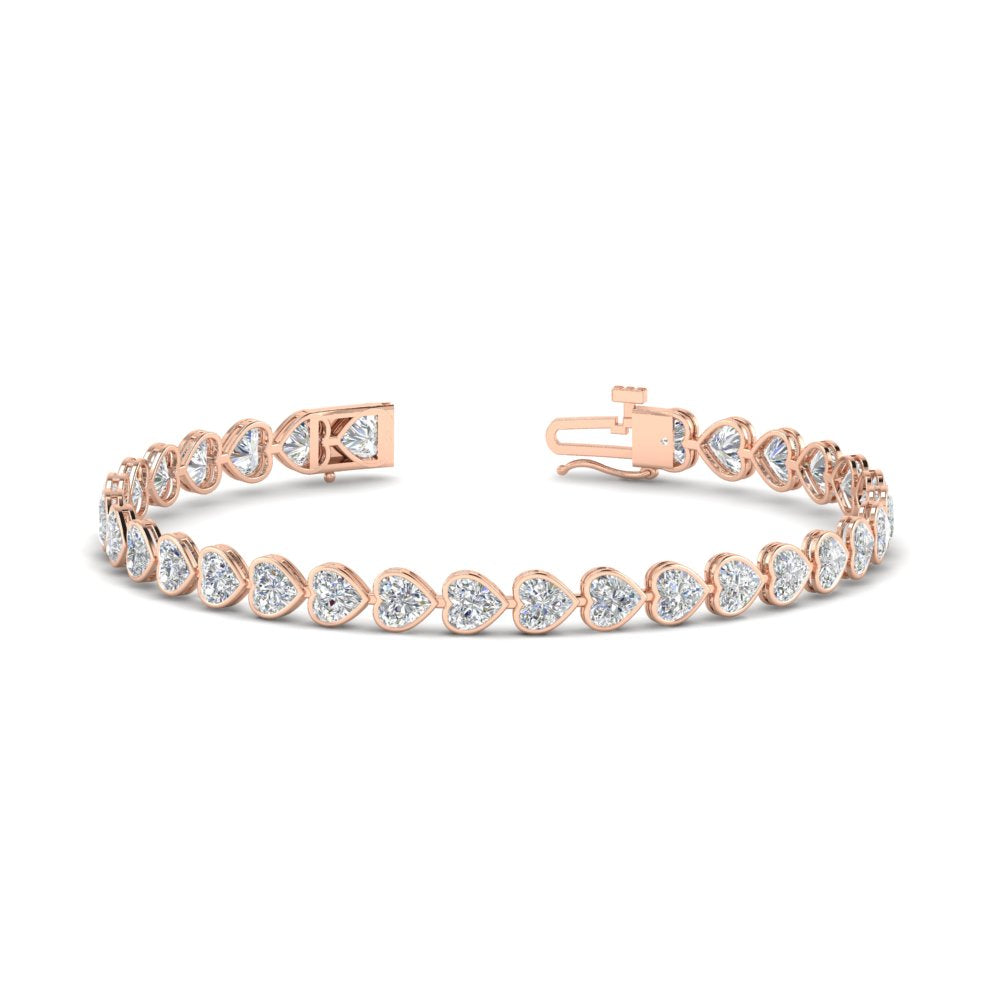 heart-shaped-diamond-bezel-tennis-bracelet-7-75-carat-in-rose-gold-fdbrc10581htangle2-7-75-ct-nl-rg
