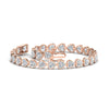 Load image into Gallery viewer, heart-shaped-diamond-bezel-tennis-bracelet-7-75-carat-in-rose-gold-fdbrc10581htangle2-7-75-ct-nl-rg