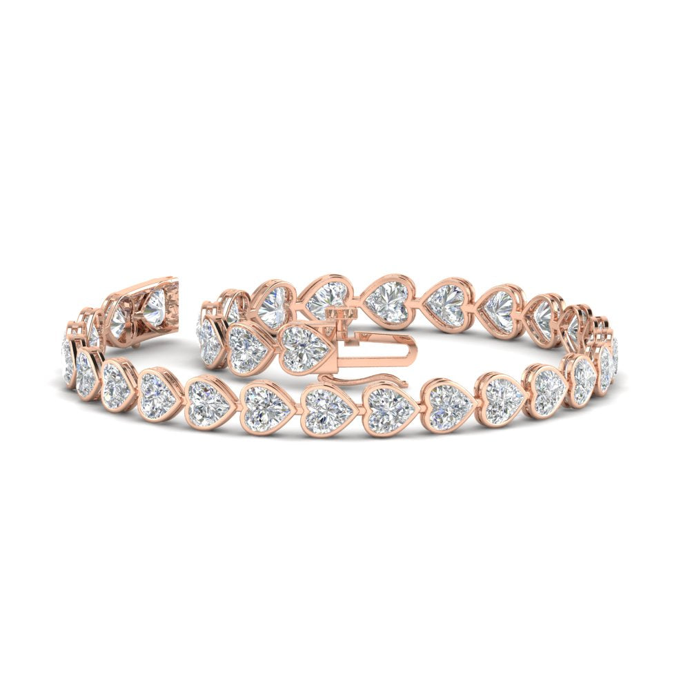 heart-shaped-diamond-bezel-tennis-bracelet-7-75-carat-in-rose-gold-fdbrc10581htangle2-7-75-ct-nl-rg