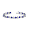 Load image into Gallery viewer, heart-shaped-diamond-bezel-tennis-bracelet-with-sapphire-in-white-gold-fdbrc10581ht-7-75-ct-fancy1-nl-wg
