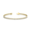Thumbnail 7 - heart-shaped-diamond-bezel-tennis-bracelet-in-yellow-gold-fdbrc10581htangle2-4-40-ct-nl-yg