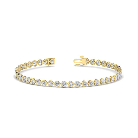 heart-shaped-diamond-bezel-tennis-bracelet-in-yellow-gold-fdbrc10581htangle2-4-40-ct-nl-yg