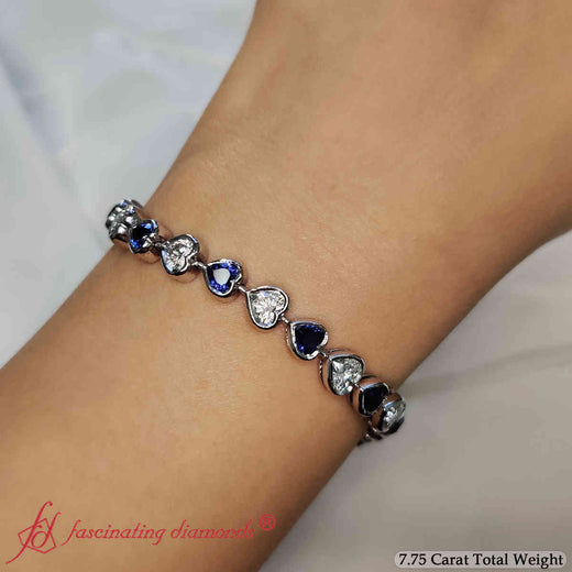 heart-shaped-diamond-bezel-tennis-bracelet-with-sapphire-in-white-gold-fdbrc10581ht-7-75-ct-fancy1-nl-wg