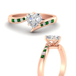 Load image into Gallery viewer, heart-shaped-diamond-swirl-channel-set-emerald-wedding-ring-in-rose-gold-FDENS4028HTRGEMGRANGLE3-NL-RG.jpg?v=1754995898

