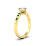 Load image into Gallery viewer, heart-shaped-diamond-swirl-channel-set-emerald-wedding-ring-in-yellow-gold-FDENS4028HTRGEMGRANGLE2-NL-YG.jpg?v=1754995899
