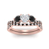 Load image into Gallery viewer, heart-shaped-diamond-twisted-floral-prong-black-diamond-wedding-set-rose-gold-FD10257HTGBLACK-ANGLE5-NL-RG?v=1756359990