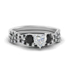 Load image into Gallery viewer, heart-shaped-diamond-twisted-floral-prong-black-diamond-wedding-set-white-gold-FD10257HTGBLACK-NL-WG?v=1756359991