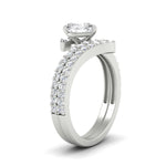 Load image into Gallery viewer, heart-shaped-diamond-wedding-ring-set-in-FDENS3007HT-NL-WG

