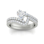 Load image into Gallery viewer, heart-shaped-diamond-wedding-ring-set-in-FDENS3007HT-NL-WG
