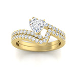 Load image into Gallery viewer, heart-shaped-diamond-wedding-ring-set-in-FDENS3007HT-NL-YG
