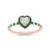 Load image into Gallery viewer, heart-shaped-emerald-halo-petite-engagement-ring-in-rose-gold-FD8523HTRGEMGRANGLE3-NL-RG