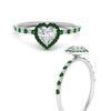 Load image into Gallery viewer, heart-shaped-emerald-halo-petite-engagement-ring-in-white-gold-FD8523HTRGEMGRANGLE3-NL-WG