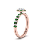 Load image into Gallery viewer, heart-shaped-emerald-halo-wedding-ring-set-in-rose-gold-FD8523HTGEMGR-NL-RG
