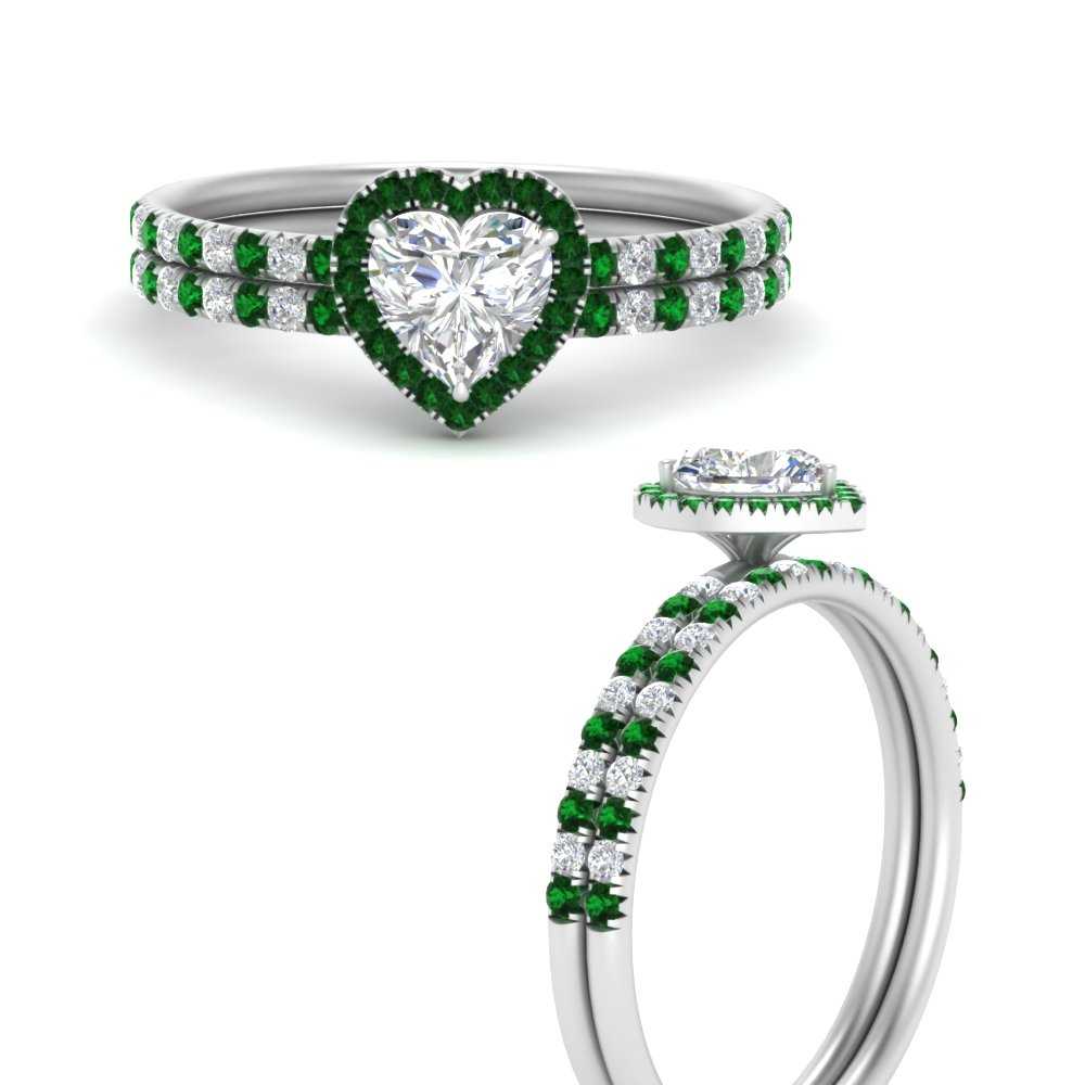heart-shaped-emerald-halo-wedding-ring-set-in-white-gold-FD8523HTGEMGR-NL-WG