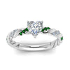 Load image into Gallery viewer, heart-shaped-emerald-twisted-vine-engagement-ring-in-white-gold-FD9127HTRGEMGRANGLE5-NL-WG
