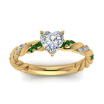 Load image into Gallery viewer, heart-shaped-emerald-twisted-vine-engagement-ring-in-yellow-gold-FD9127HTRGEMGRANGLE5-NL-YG
