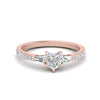 Load image into Gallery viewer, Delicate Antique Pave Heart Engagement Ring