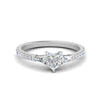 Load image into Gallery viewer, Delicate Antique Pave Heart Engagement Ring