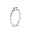 Load image into Gallery viewer, Delicate Antique Pave Heart Engagement Ring