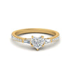 Load image into Gallery viewer, Delicate Antique Pave Heart Engagement Ring