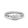 Load image into Gallery viewer, Delicate Antique Pave Heart Engagement Ring