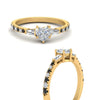 Load image into Gallery viewer, Delicate Antique Pave Heart Engagement Ring