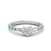 Load image into Gallery viewer, Delicate Antique Pave Heart Engagement Ring