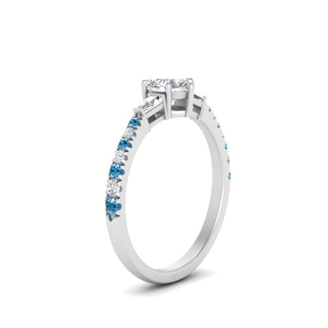 Delicate Antique Pave Heart Shaped Diamond Ring