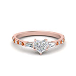 Load image into Gallery viewer, Delicate Antique Pave Heart Engagement Ring
