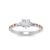 Load image into Gallery viewer, Delicate Antique Pave Heart Engagement Ring