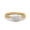 Load image into Gallery viewer, Delicate Antique Pave Heart Engagement Ring