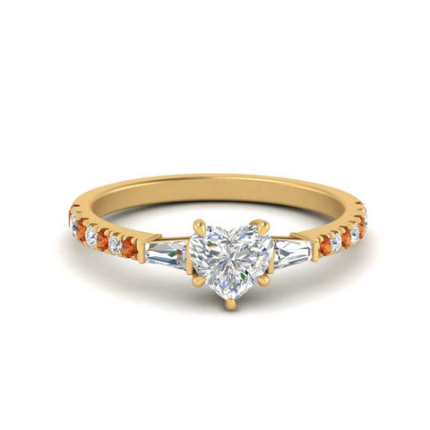 Delicate Antique Pave Heart Shaped Diamond Ring