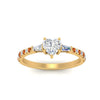 Load image into Gallery viewer, Delicate Antique Pave Heart Engagement Ring
