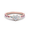 Load image into Gallery viewer, Delicate Antique Pave Heart Engagement Ring