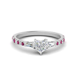 Load image into Gallery viewer, Delicate Antique Pave Heart Engagement Ring
