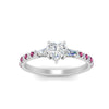 Load image into Gallery viewer, Delicate Antique Pave Heart Engagement Ring