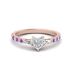 Load image into Gallery viewer, Delicate Antique Pave Heart Engagement Ring