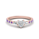 Load image into Gallery viewer, Delicate Antique Pave Heart Engagement Ring
