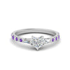 Load image into Gallery viewer, Delicate Antique Pave Heart Engagement Ring