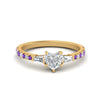 Load image into Gallery viewer, Delicate Antique Pave Heart Engagement Ring