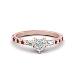 Load image into Gallery viewer, Delicate Antique Pave Heart Engagement Ring
