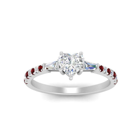 Delicate Antique Pave Heart Shaped Diamond Ring