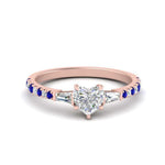 Load image into Gallery viewer, Delicate Antique Pave Heart Engagement Ring
