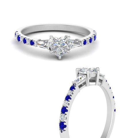 Delicate Antique Pave Heart Shaped Diamond Ring