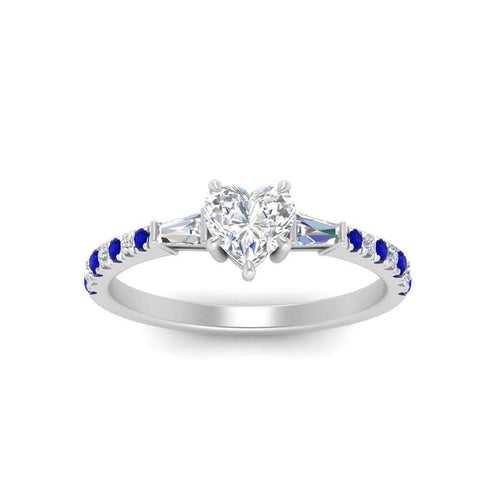 Delicate Antique Pave Heart Shaped Diamond Ring